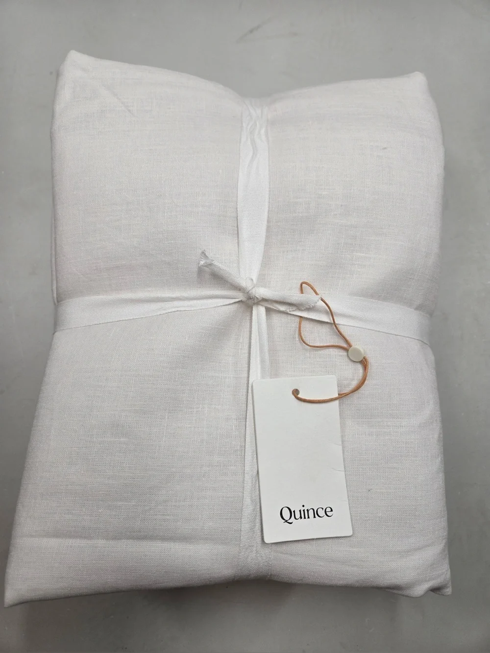 NWT QUINCE Set Of 2 48x84 European Linen True Blackout Curtains Cream 0624